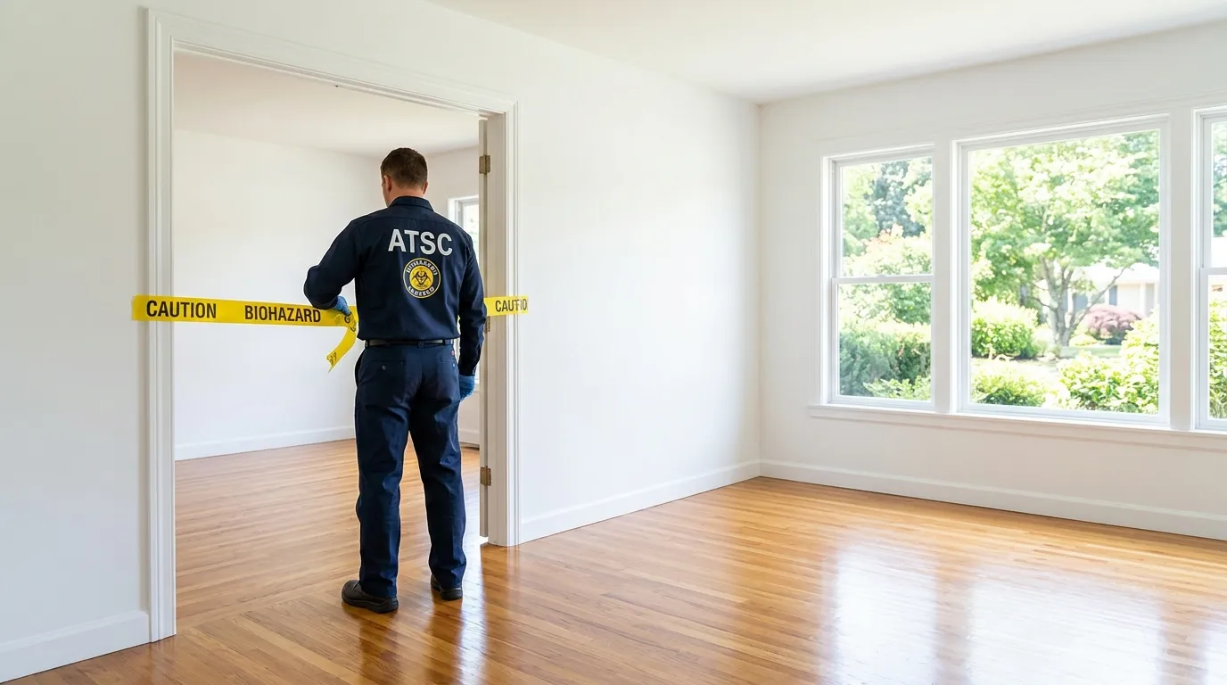 Certified biohazard cleanup crew performing Decomposition Cleanup in Carson City