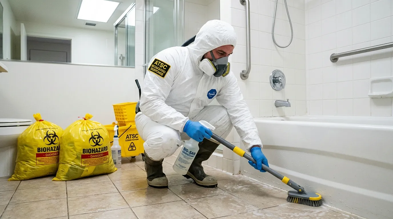 Decontamination equipment deployed for Blood Cleanup in Carson City